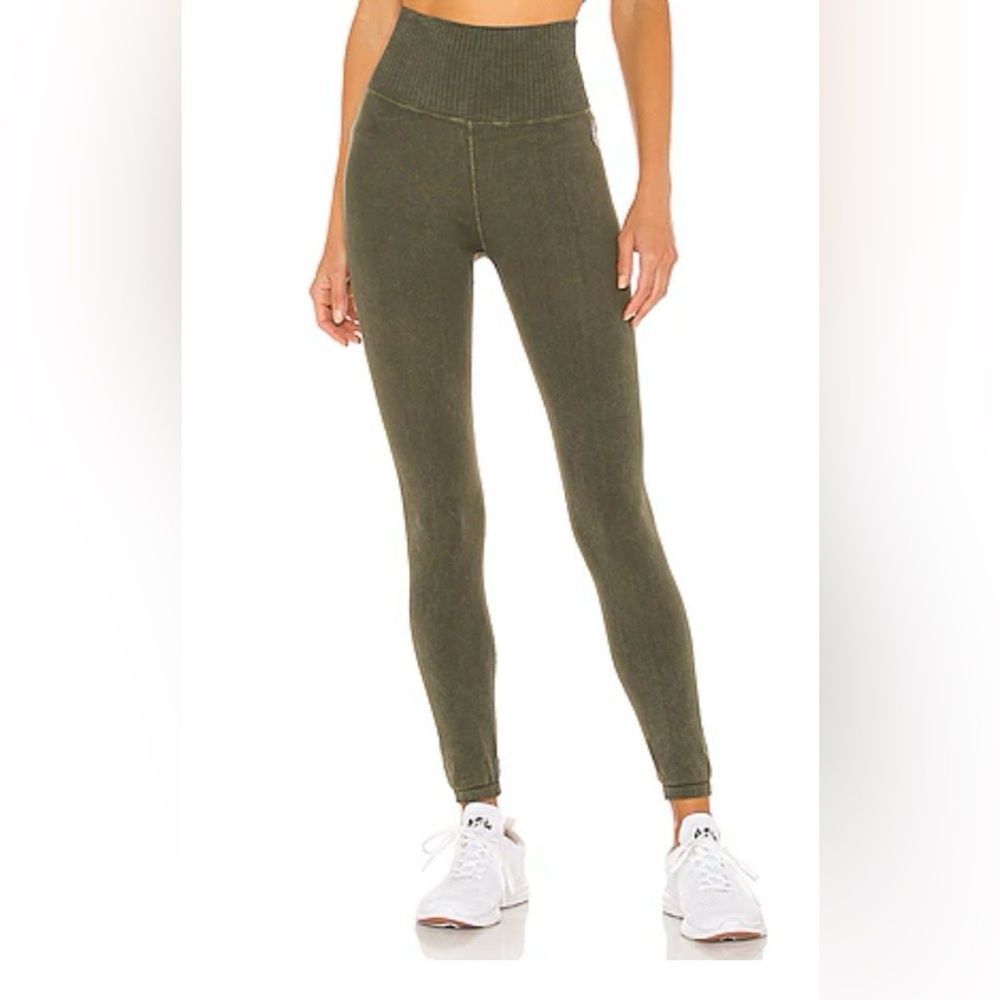 New Free People Movement Good karma Sage Moss Green High-Rise Leggings